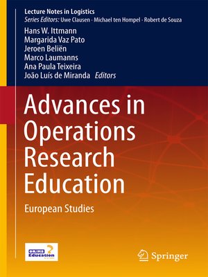 cover image of Advances in Operations Research Education